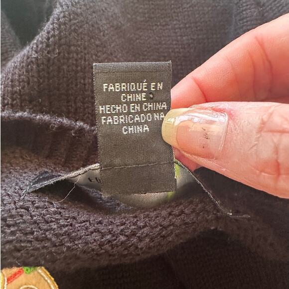 Forever 21 Plus 2X Black Sequin Ugly Christmas Sweater Dress - Picture 10 of 12